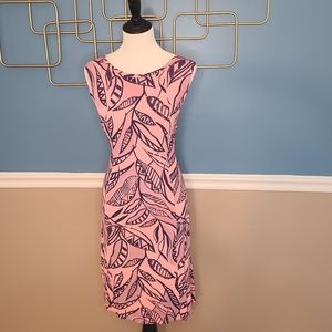 Fresh Produce pink and blue(periwinkle) dress